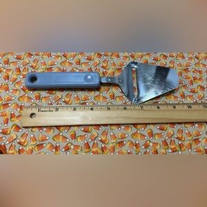 Vintage EKCO USA Blue Plastic Handle Cheese Slicer Server Knife Shaver MCM EUC